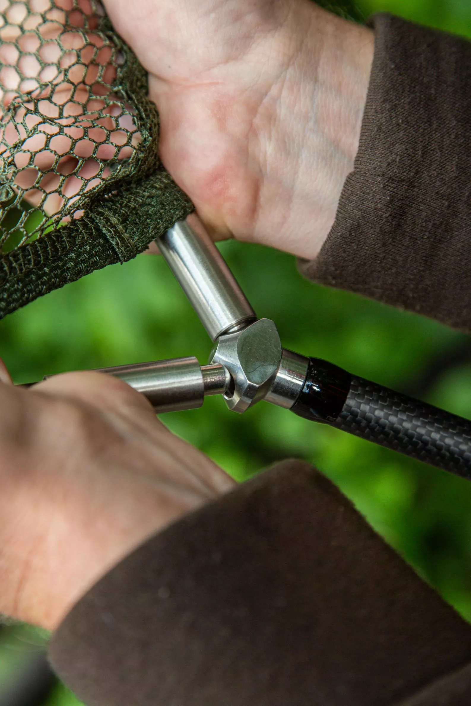 Ultimate Superior Carp Net 42" With 2pcs 3K Carbon Handle 2 Ultimate Superior Carp Net 42" With 2pcs 3K Carbon Handle - Afbeelding 2